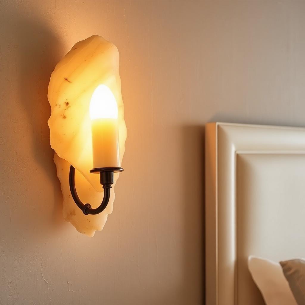 Alabaster Wall Sconce
