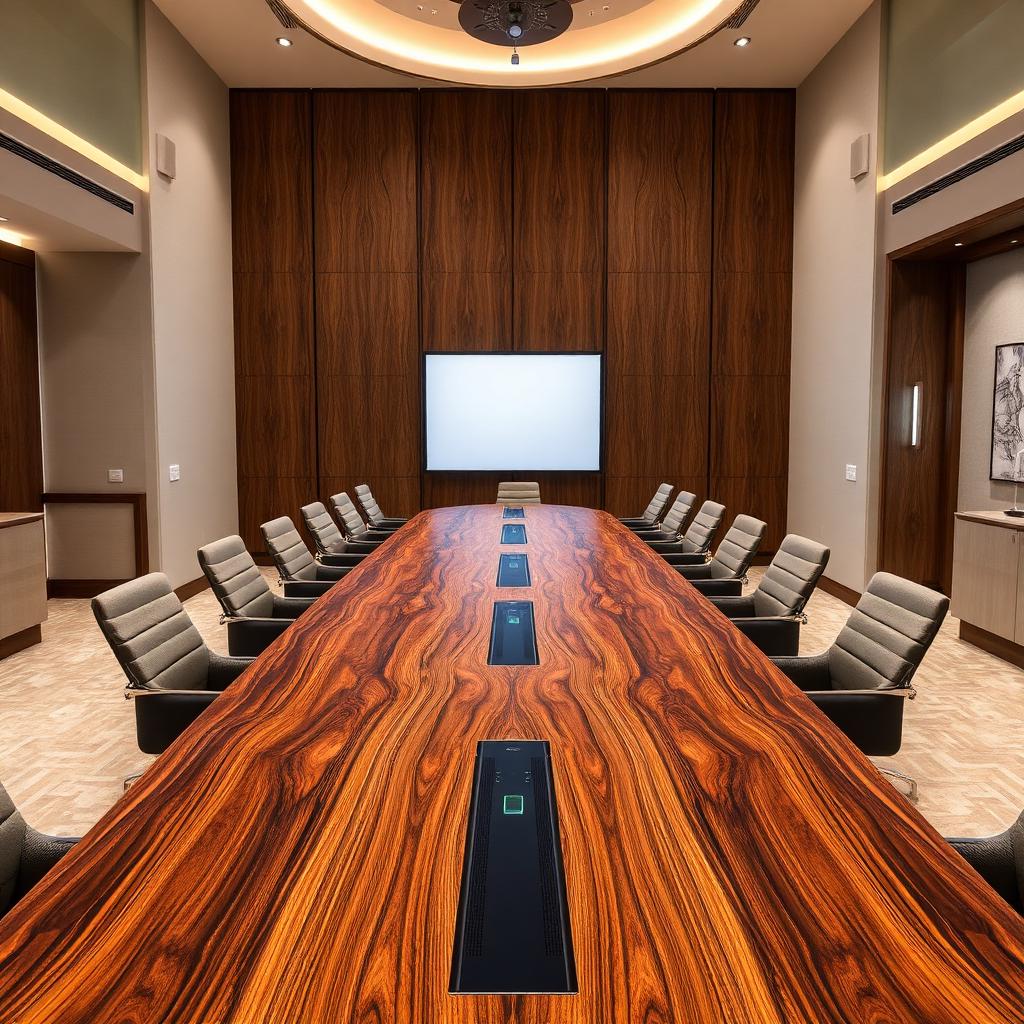 Veneered Boardroom Table