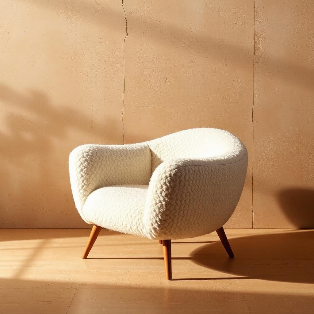 Bouclé Lounge Chair