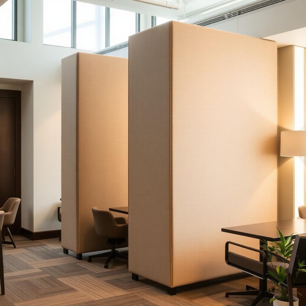 Fabric-Wrapped Acoustic Partition